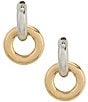 SHASHI Mini Axel Orbital Drop Earrings, Color:Gold - Image 1