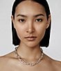 SHASHI Palace Chain Necklace, Color:Silver - Image 4