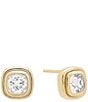 SHASHI Reagan Cushion Stud Earrings - Image 1