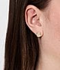 SHASHI Reagan Cushion Stud Earrings - Image 2