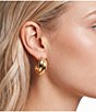 SHASHI Ross Twisted Hoop Earrings - Image 2