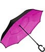 Color:Black/Hot Pink - Image 1 - UnbelievaBrella Reverse Umbrella