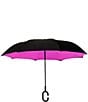 Color:Black/Hot Pink - Image 2 - UnbelievaBrella Reverse Umbrella