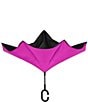 Color:Black/Hot Pink - Image 3 - UnbelievaBrella Reverse Umbrella