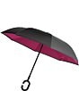 Color:Black/Hot Pink - Image 6 - UnbelievaBrella Reverse Umbrella