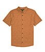 Color:Caramel - Image 1 - Tharu Short-Sleeve Woven Shirt
