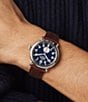 SHINOLA Men's Runwell Quartz Analog Brown Leather Strap Watch, Color:Brown - Image 6