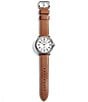 SHINOLA Men's Runwell Quartz Analog Tan Leather Strap Watch, Color:Tan - Image 8