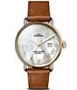 SHINOLA Women's Canfield Quartz Analog Leather Strap Watch - Image 1