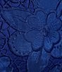 Color:Sapphire - Image 3 - Lace Sweetheart Neck Sleeveless Flounce Midi Dress