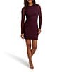 SIENA Long Sleeve Mesh Scuba Mini Dress - Image 1