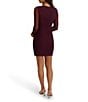 SIENA Long Sleeve Mesh Scuba Mini Dress - Image 2