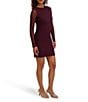 SIENA Long Sleeve Mesh Scuba Mini Dress - Image 3