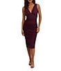 SIENA Mesh Ruched Bodycon Midi Dress - Image 4
