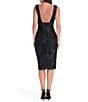 Siena Sequin V-Neck Mesh Sequin Dress - Image 2