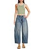 Signature 8 Denim Barrel Jeans, Color:Medium Blue - Image 3