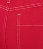 Signature 8 Barrel Leg Coordinating Denim Jeans, Color:Red - Image 4