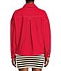 Signature 8 Denim Oversized Coordinating Jacket, Color:Red - Image 4