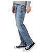 Color:Indigo - Image 3 - Allan Straight Leg Classic Fit Performance Stretch Jeans