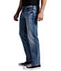 Color:Indigo - Image 3 - Allan Slim Fit Straight Leg Stretch Jeans