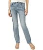 Silver Jeans Co. Avery High Rise Luxe Stretch Classic Straight Jeans - Image 1
