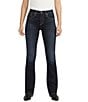 Color:Indigo - Image 1 - Avery Mid Rise Slim Bootcut Jeans