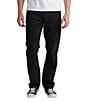 Color:Black - Image 1 - Big & Tall Black Relaxed-Fit Stretch Denim Jeans