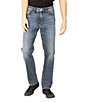 Color:New Indigo - Image 1 - Big & Tall Grayson Easy-Fit Straight-Leg Jeans