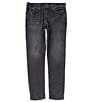 Color:Black - Image 1 - Big & Tall Machray Athletic-Fit Black Stretch Denim Jeans