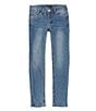 Color:Medium Wash - Image 1 - Big Girls 7-16 Sasha Skinny Denim Jeans