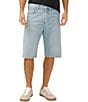 Silver Jeans Co. Big Guy Relaxed Loose Fit Denim Shorts, Color:Grunge - Image 1