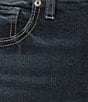 Color:Indigo - Image 5 - Elyse Mid Rise Slim Fit Bootcut Jeans