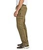 Color:Olive - Image 3 - Essential Twill Pull On Cargo Pants