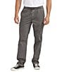 Color:Dark Grey - Image 1 - Essential Twill Pull On Cargo Pants