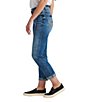 Color:Indigo - Image 3 - Girlfriend Mid Rise Skinny Jeans
