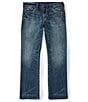 Color:Indigo - Image 1 - Gordie Loose Fit Washed Jeans