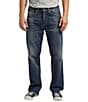 Color:Indigo - Image 1 - Gordie Relaxed Fit Straight Leg Jeans