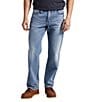 Color:Indigo - Image 1 - Gordie Relaxed-Fit Straight-Leg Jeans
