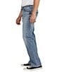 Color:Indigo - Image 3 - Gordie Straight Max Flex Denim Jeans