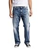 Color:Indigo - Image 1 - Grayson Classic-Fit Straight-Leg Denim Jeans