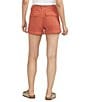 Color:Coral - Image 2 - High Rise Low Stretch Utility Shorts
