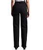 Color:Black - Image 2 - Highly Desirable Straight Leg High Rise Trouser Jeans
