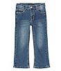 Color:Medium Wash - Image 1 - Little Boys 2T-4T Zane Bootcut Denim Jeans