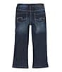 Color:Indigo - Image 2 - Little Boys 4-7 Zane Denim Bootcut Jeans