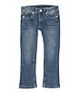 Color:Dark Wash - Image 1 - Little Girls 4T-6X Tammy Bootcut Denim Jeans