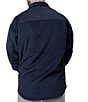 Color:Navy - Image 2 - Long Sleeve Corduroy Shirt Jacket