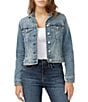 Silver Jeans Co. Long Sleeve Cropped Denim Jacket - Image 1