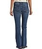 Color:Indigo - Image 2 - Mid Rise Tuesday Slim Bootcut Jeans
