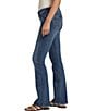 Color:Indigo - Image 3 - Mid Rise Tuesday Slim Bootcut Jeans