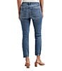 Color:Indigo - Image 2 - Most Wanted Americana Mid Rise Power Stretch Slim Fit Straight Leg Jeans